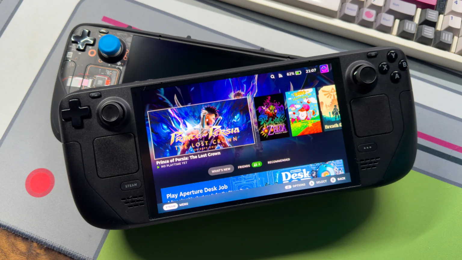 Steam Deck OLED with Steam Deck LCD - 1