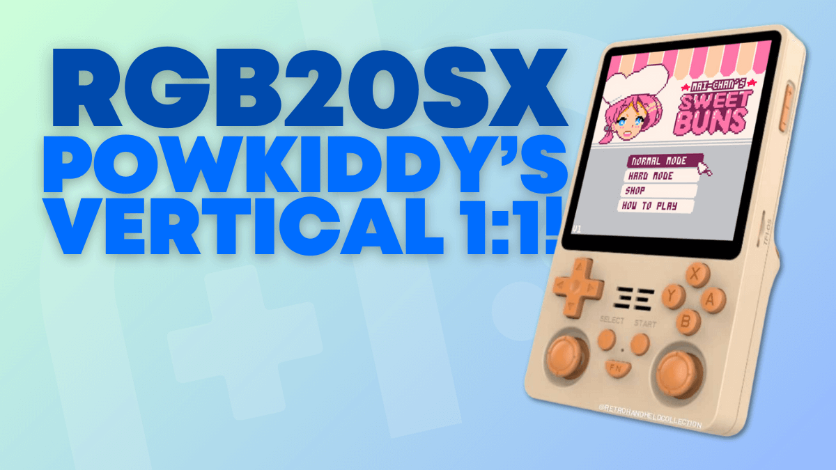 New Vertical Powkiddy: The RGB20SX - Retro Handhelds