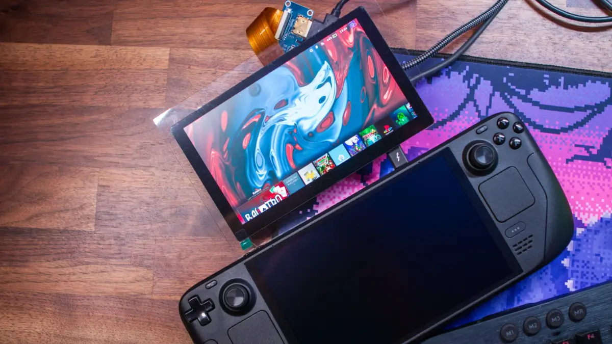 Steam Deck with an external screen in Gaming Mode - Retro Handhelds Steam Deck with an external screen in Gaming Mode
