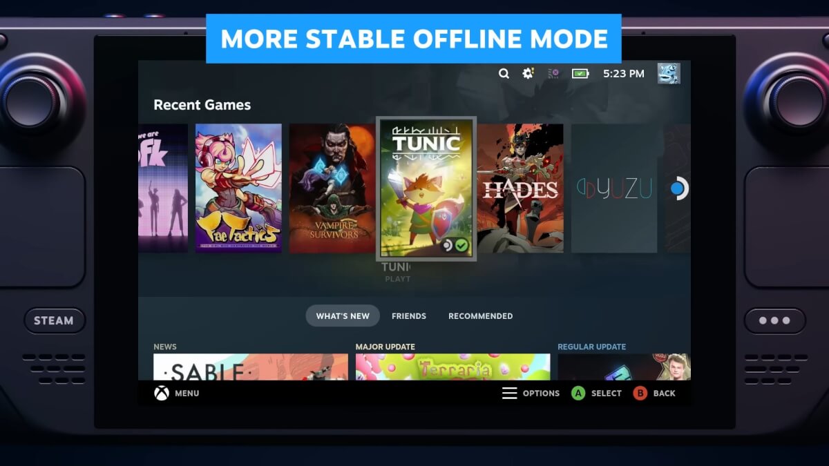 Yuzu in official Steam Deck ad - Retro Handhelds Yuzu in official Steam Deck ad