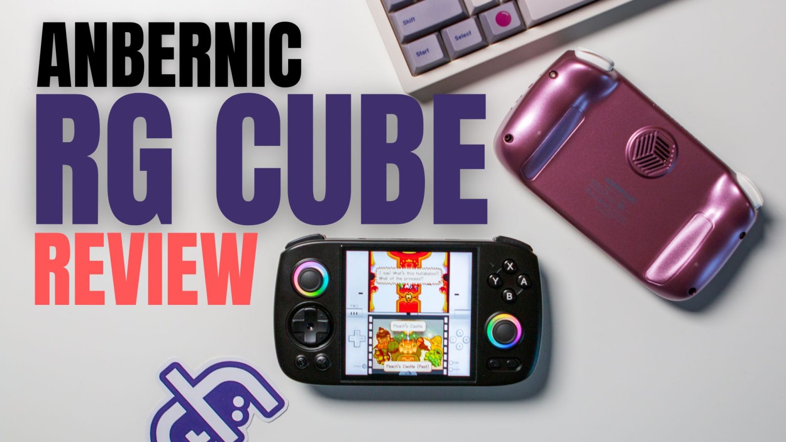 Anbernic RG Cube Review Hero - Retro Handhelds Anbernic RG Cube Review Hero