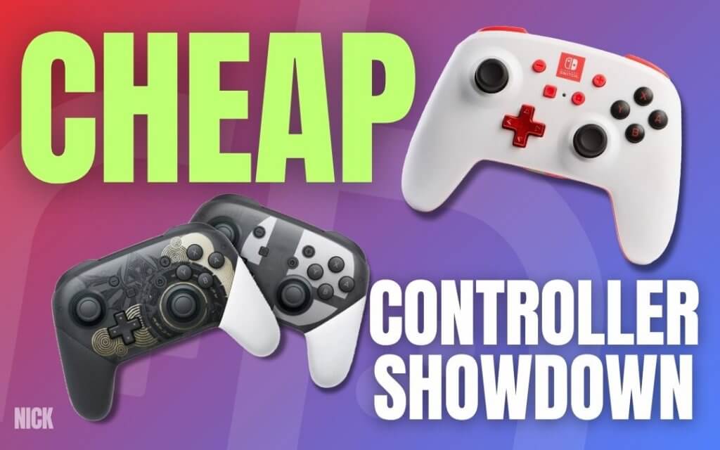 Cheap Controller Showdown NSW - 1080 x 675 px - Retro Handhelds Cheap Controller Showdown NSW