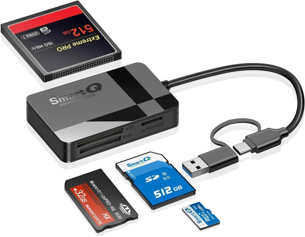 SmartQ 4-in-1 SD Card Reader