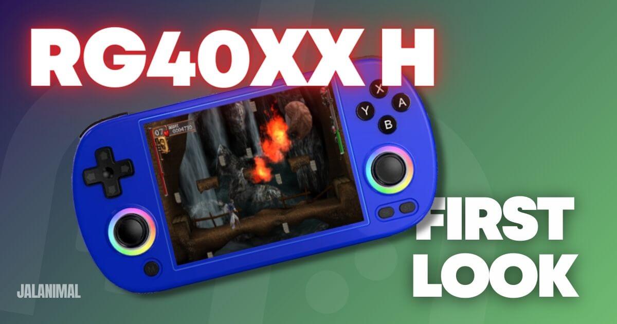 Anbernic RG40XX H First Impressions - Retro Handhelds