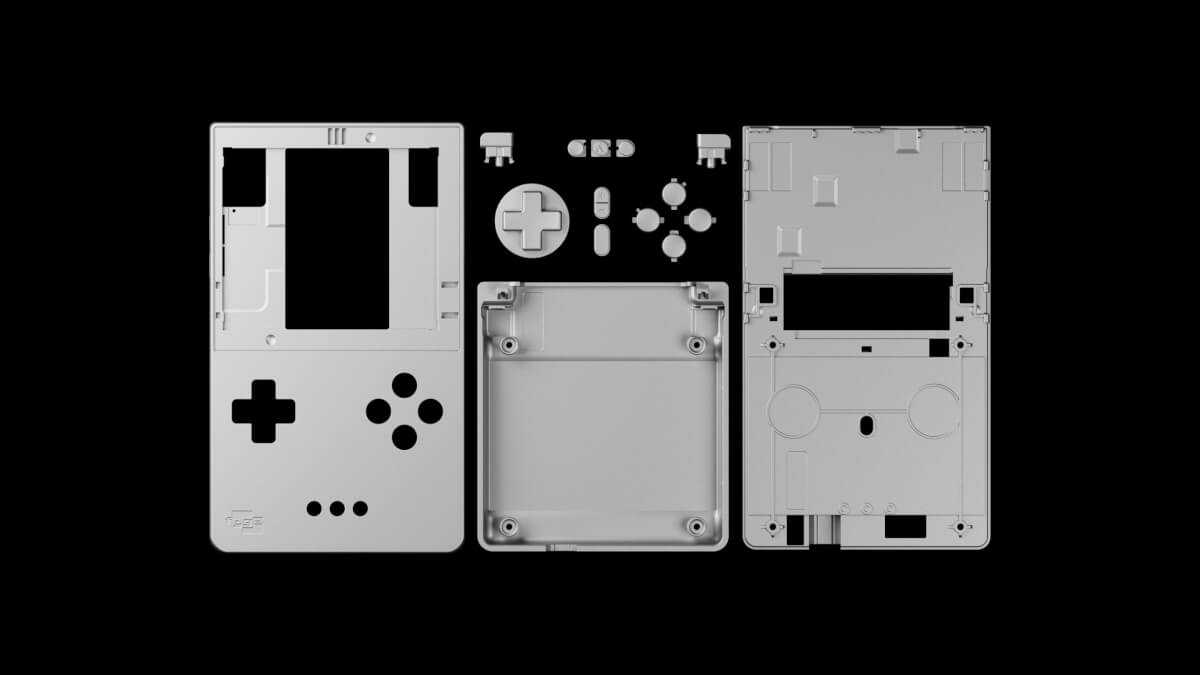 Aluminum_Pocket_Analogue - Retro Handhelds Aluminum bits in the Analogue Pocket Aluminum Edition