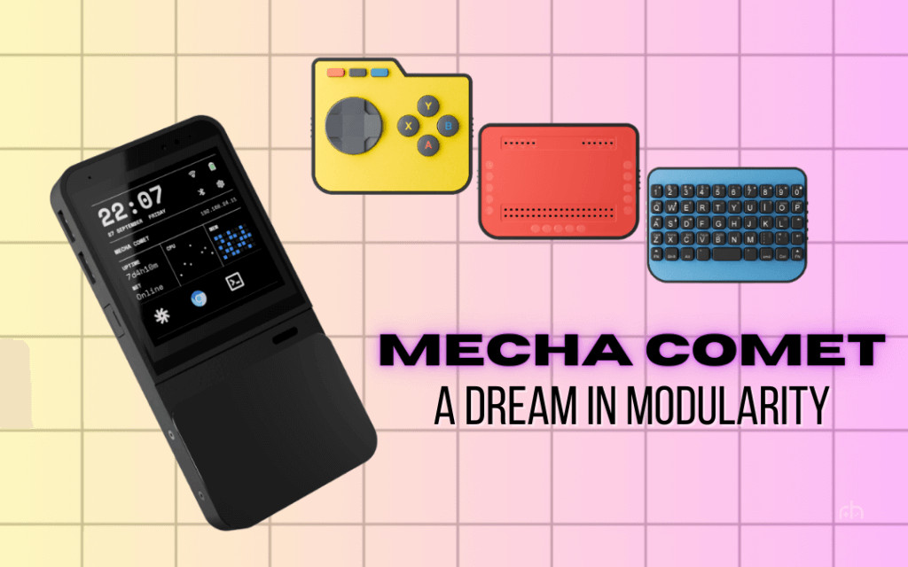 MECHA COMET banner - Retro Handhelds