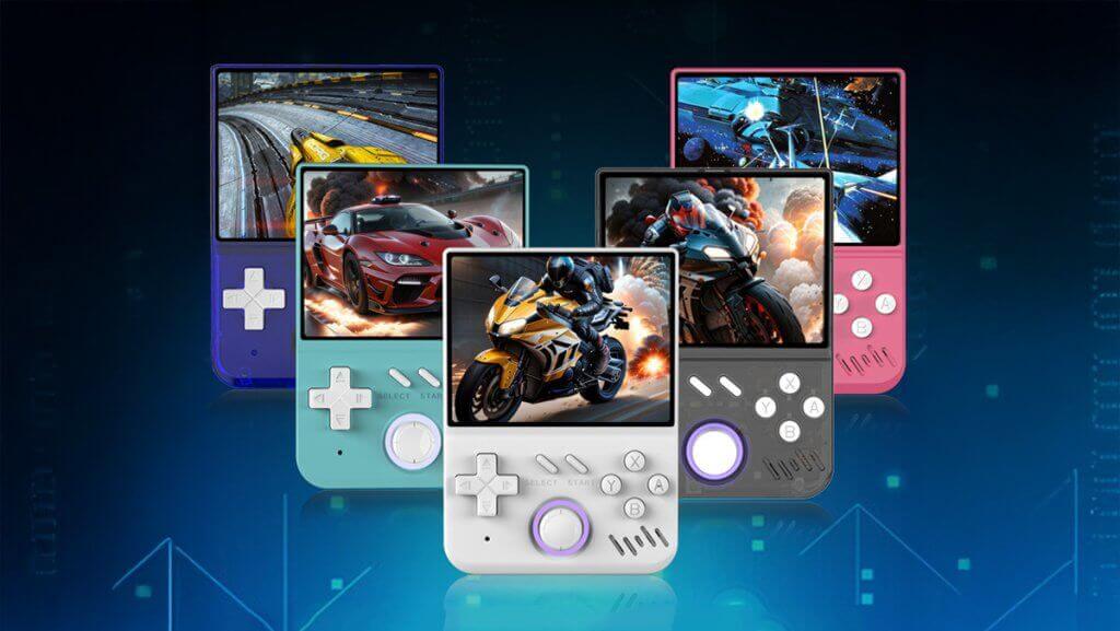 Game Console MyMini Handheld Banner Render