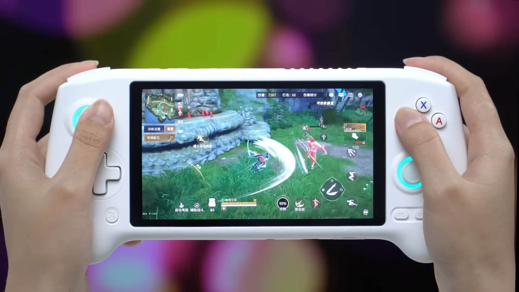 RG557 Retro Game Console – 5.48" AMOLED, Dimensity 8300 CPU, 12GB