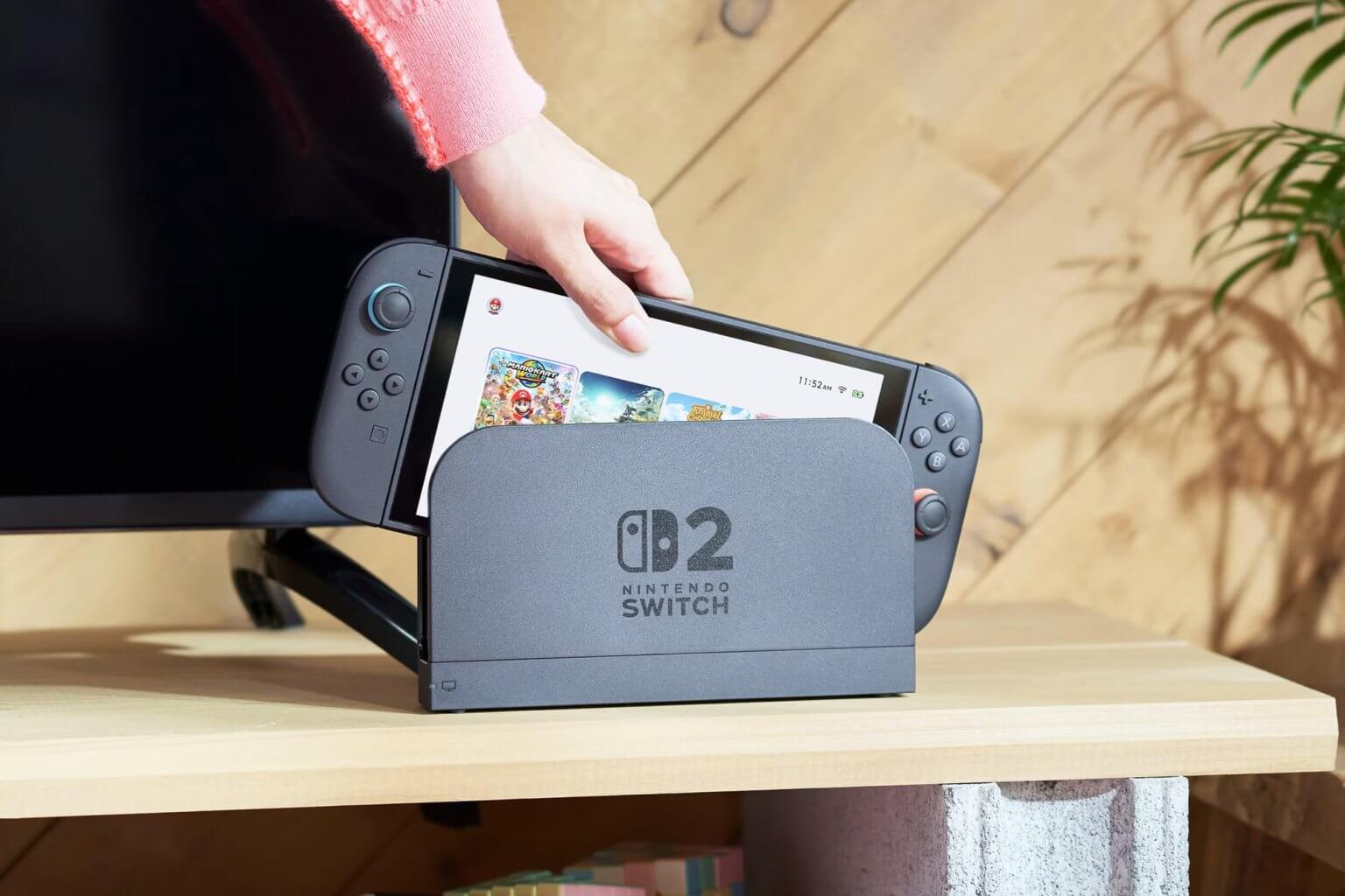 Nintendo Switch 2 Being Removed from Dock