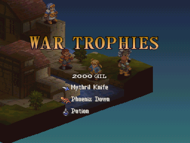 Victory in Final Fantasy Tactics
