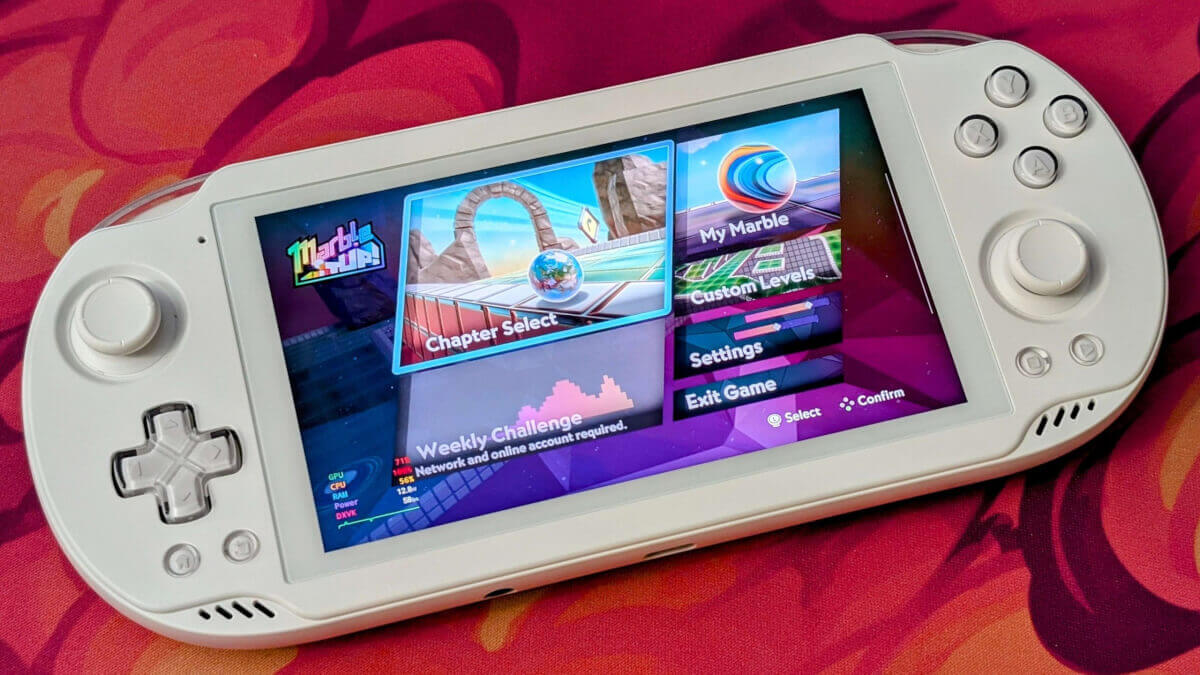 Marble It Up Classic on AYN Odin 2 Mini - Ban - Retro Handhelds Marble It Up Classic on AYN Odin 2 Mini - Ban