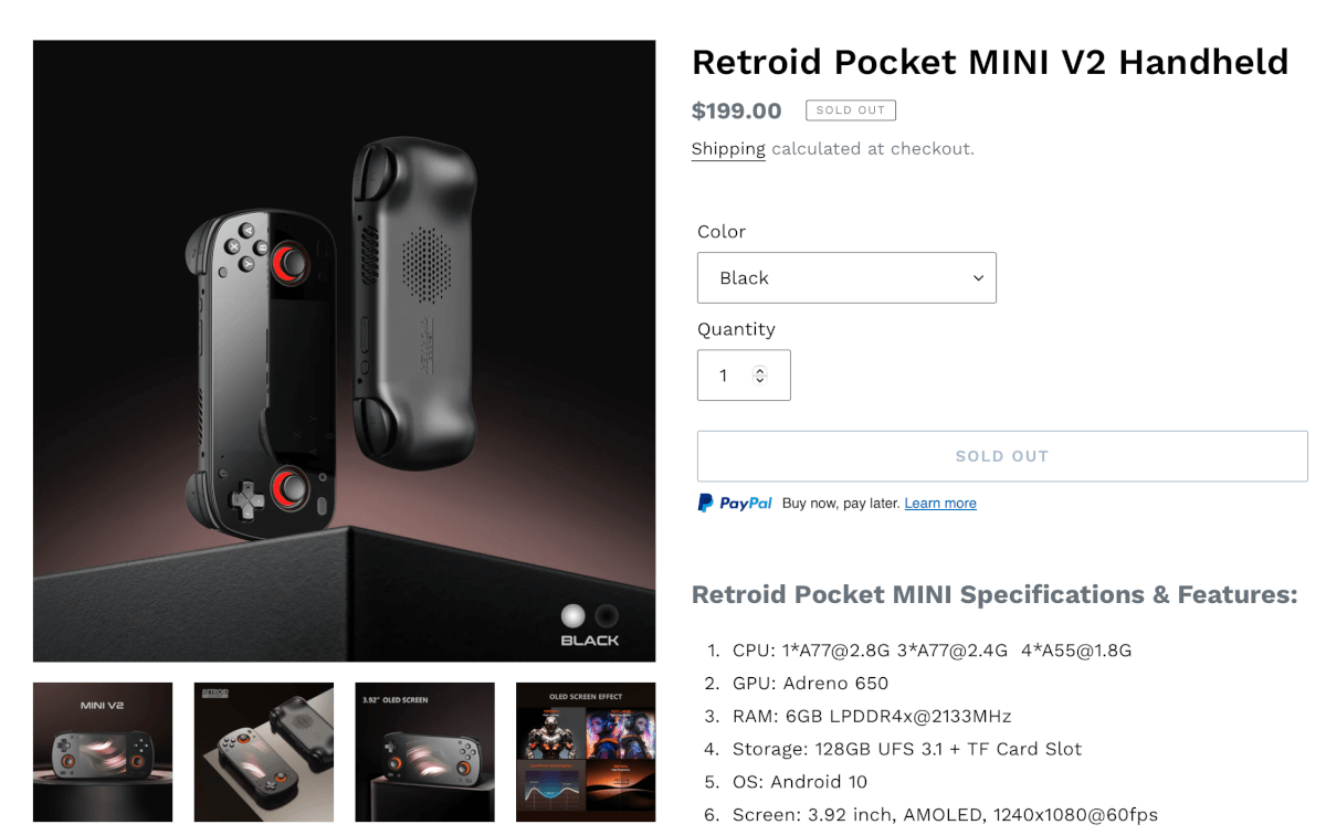 Retroid is Preparing to Sell the Mini V2 | Retro Handhelds