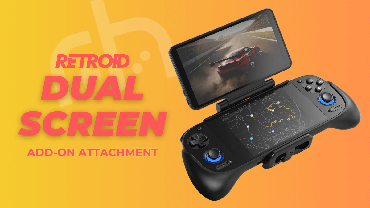 Retroid Dual Screen Add-on ブラック Retroid Dual Screen Add-on – Retroid Pocket