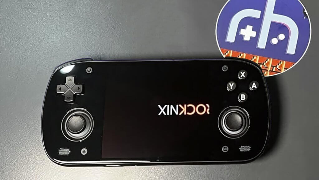 ROCKNIX Boot Screen Upside Down on Retroid Pocket Mini V2 - Retro Handhelds ROCKNIX Boot Screen Upside Down on Retroid Pocket Mini V2
