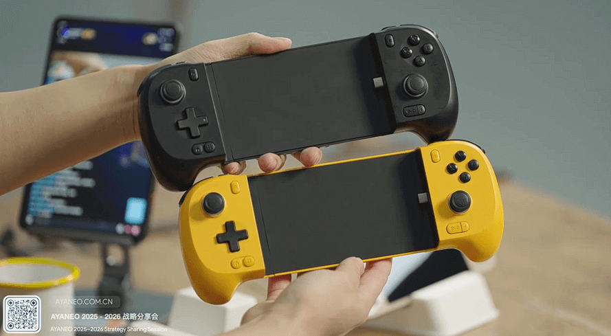 AYANEO Gaming Pad - Controllers Black Yellow