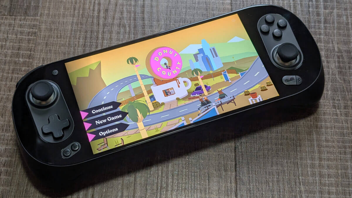 Donut County on AYANEO Pocket EVO