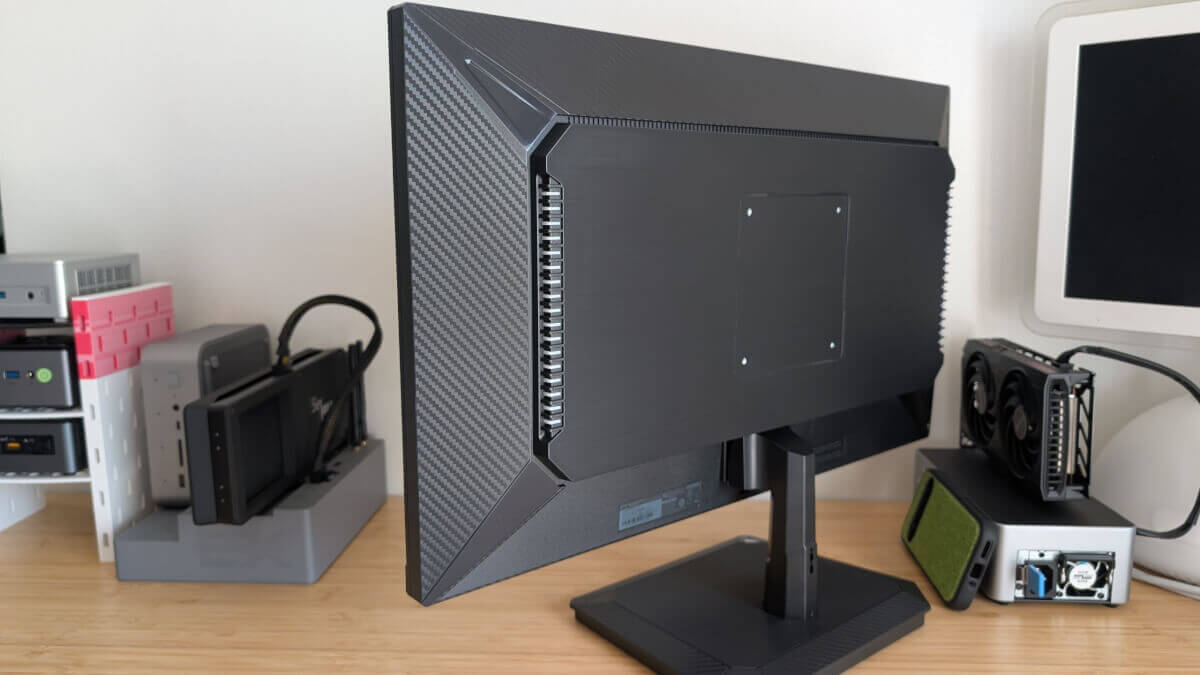 INNOCN 25G2S Gaming Monitor Review - Back