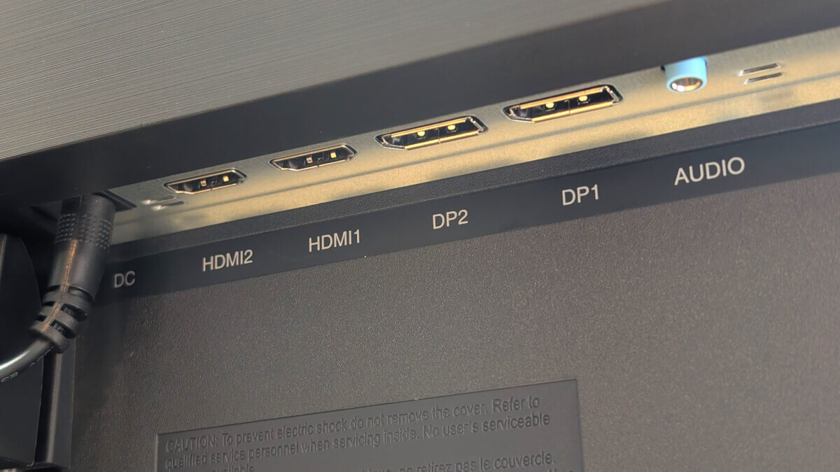 INNOCN 25G2S Gaming Monitor Review - Inputs