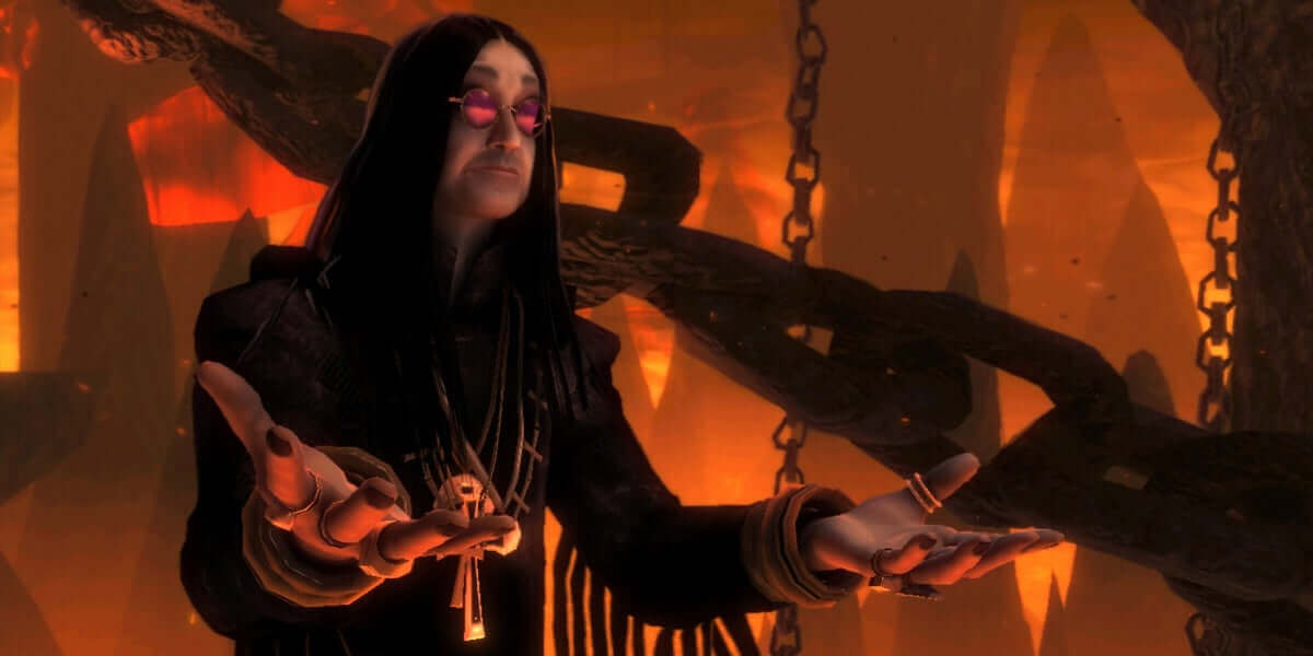 Ozzy as depicted in 2009s Brütal Legend - Retro Handhelds Ozzy as depicted in 2009s Brütal Legend
