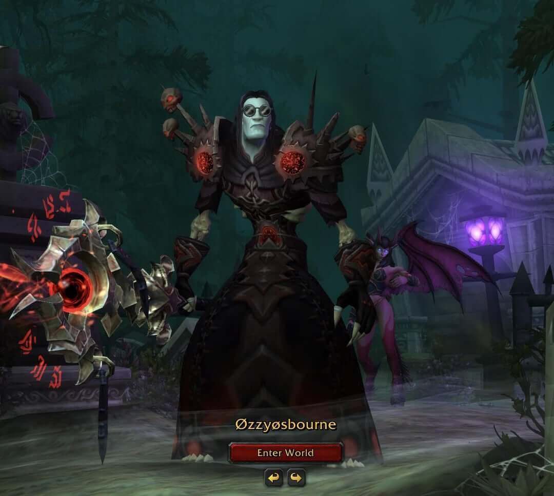 Ozzy as depicted in World of Warcraft (2009)