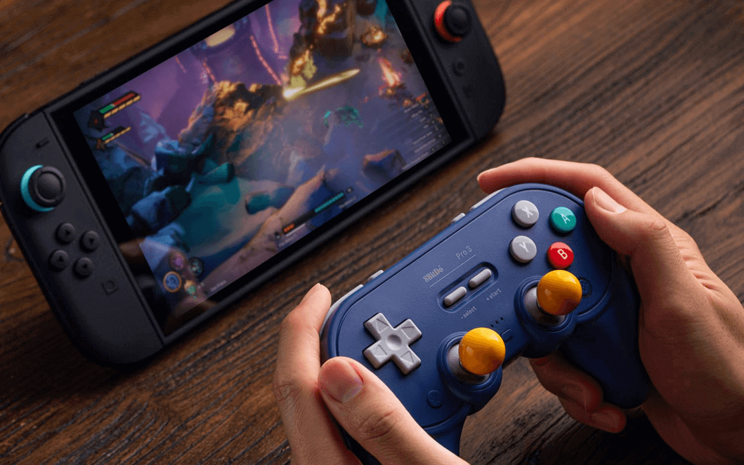 GameCube Style 8BitDo Pro 3 in Use