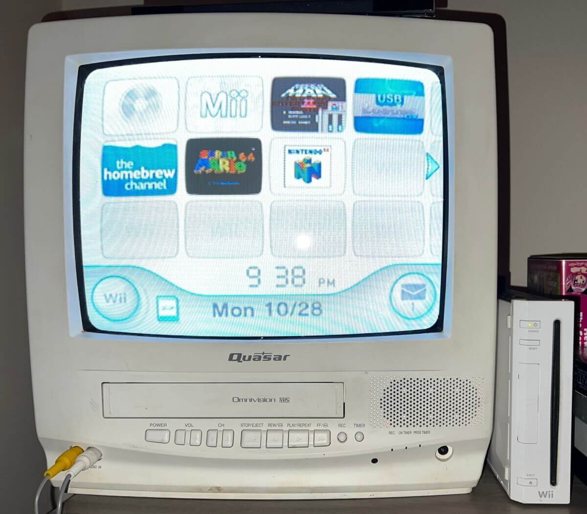 Wii on a crt