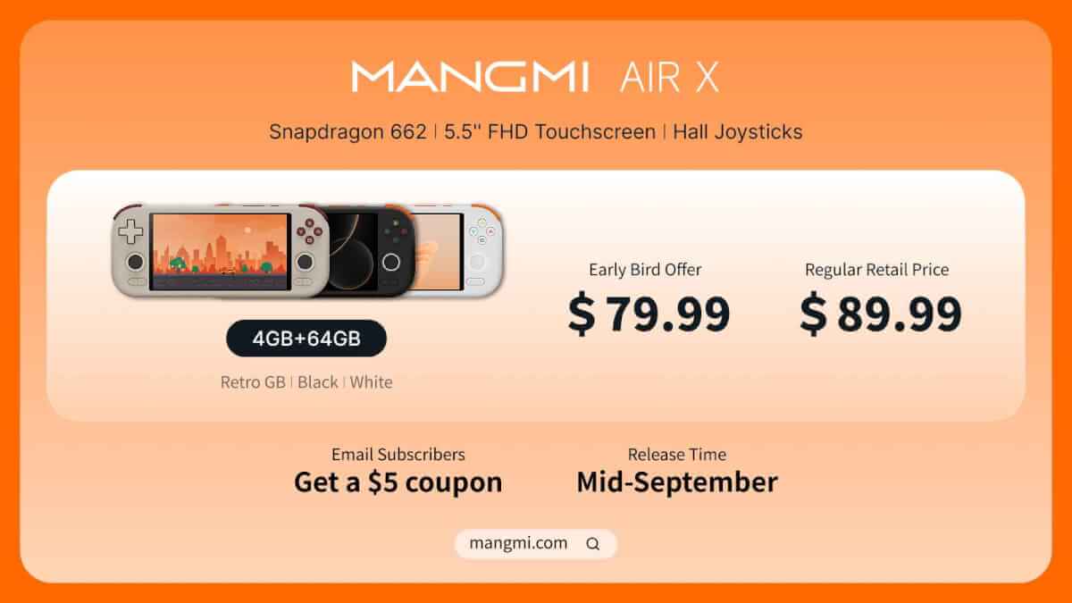 Mangmi Air X Launch and Price Details
