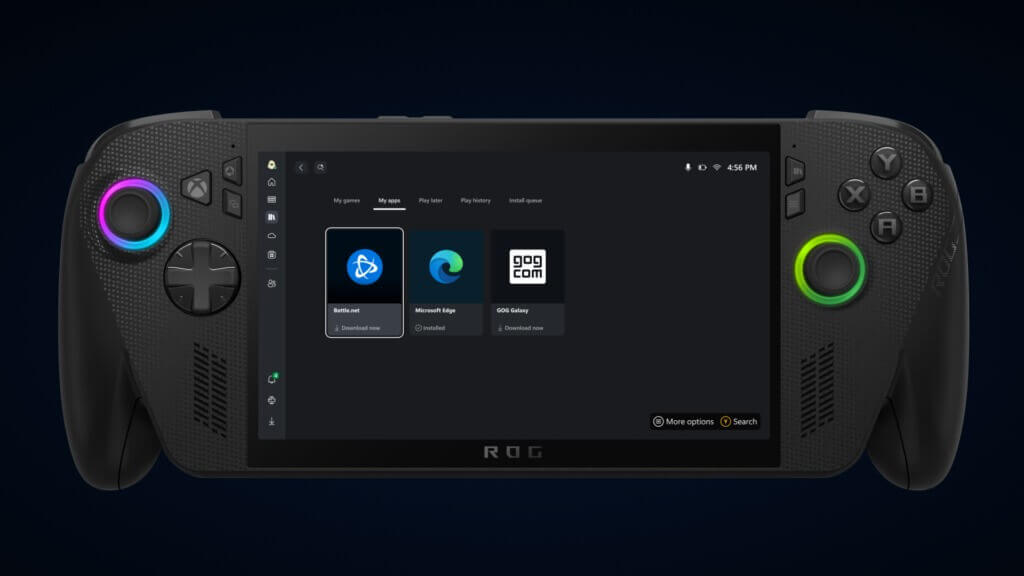 My Apps - Xbox App on ROG Xbox Ally X