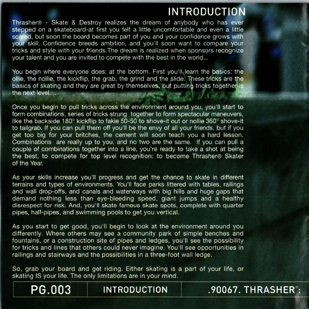 Thrasher - Introduction