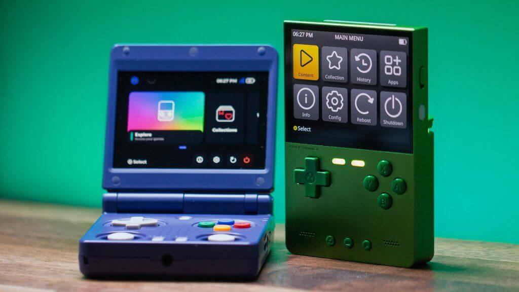 muOS on Anbernic RG34XXSP and TrimUI Brick Hammer - 1