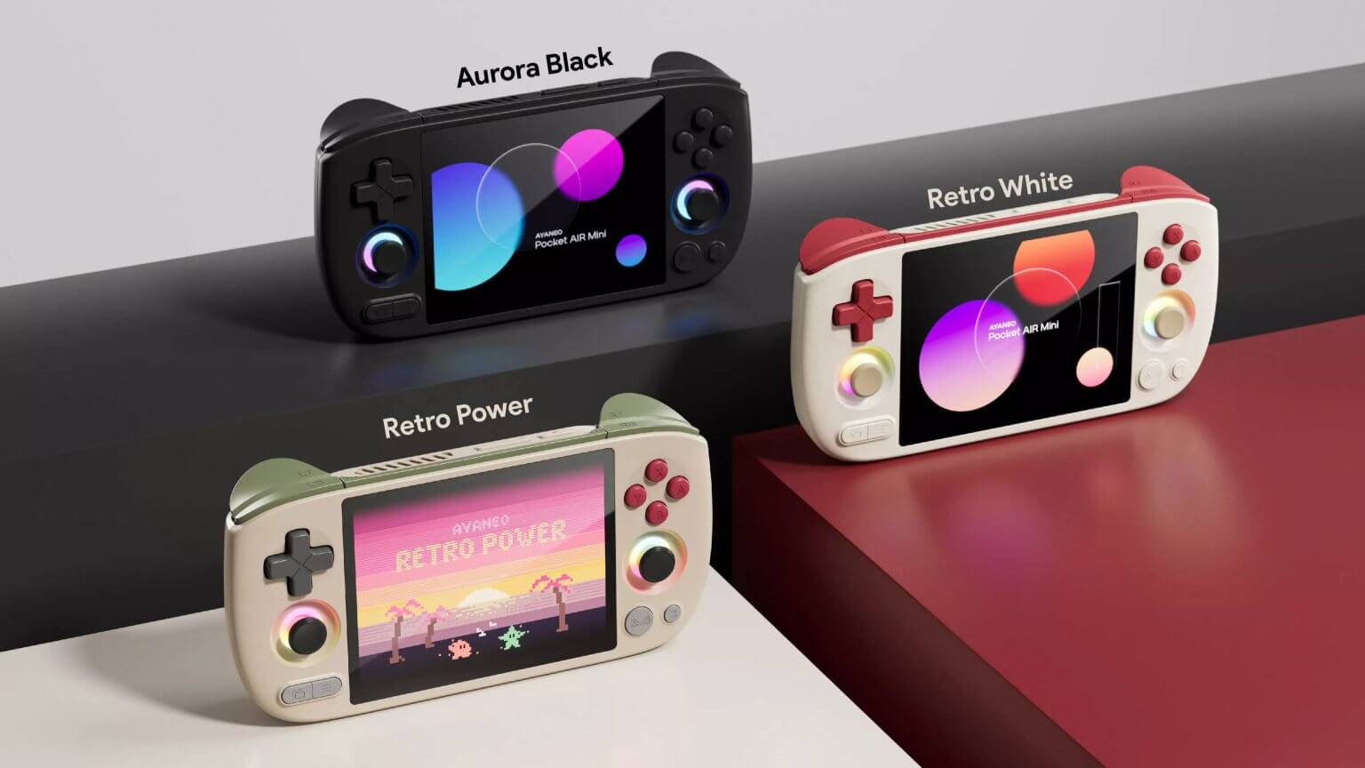 AYANEO Pocket AIR Mini Color Options - 16x9