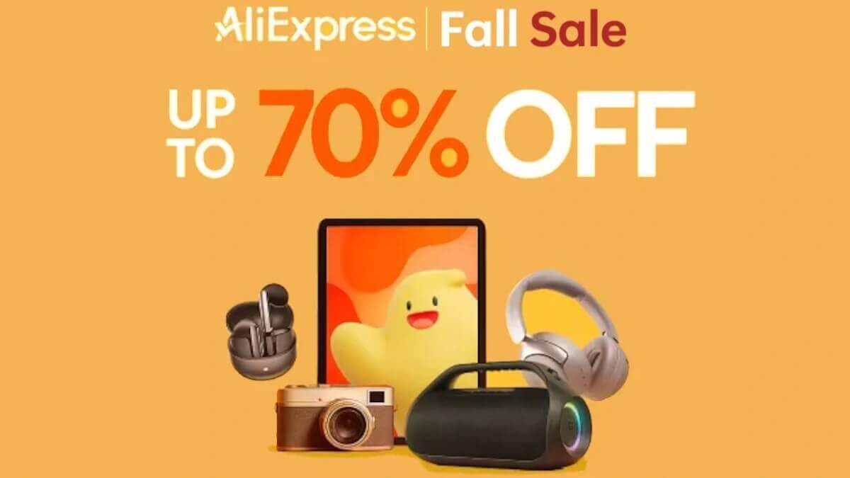 AliExpress Fall Sale Banner