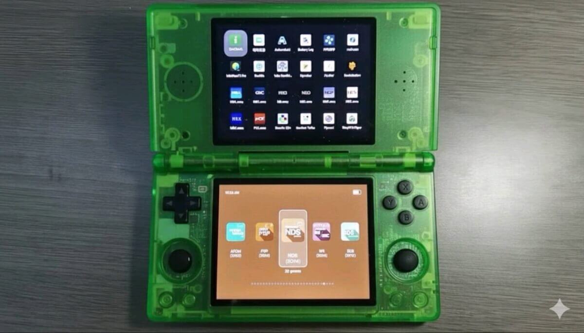 Anbernic RG DS Leaked Image - Green