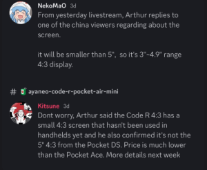 Ayaneo Pocket Air Mini Screen Speculation - Retro Handhelds