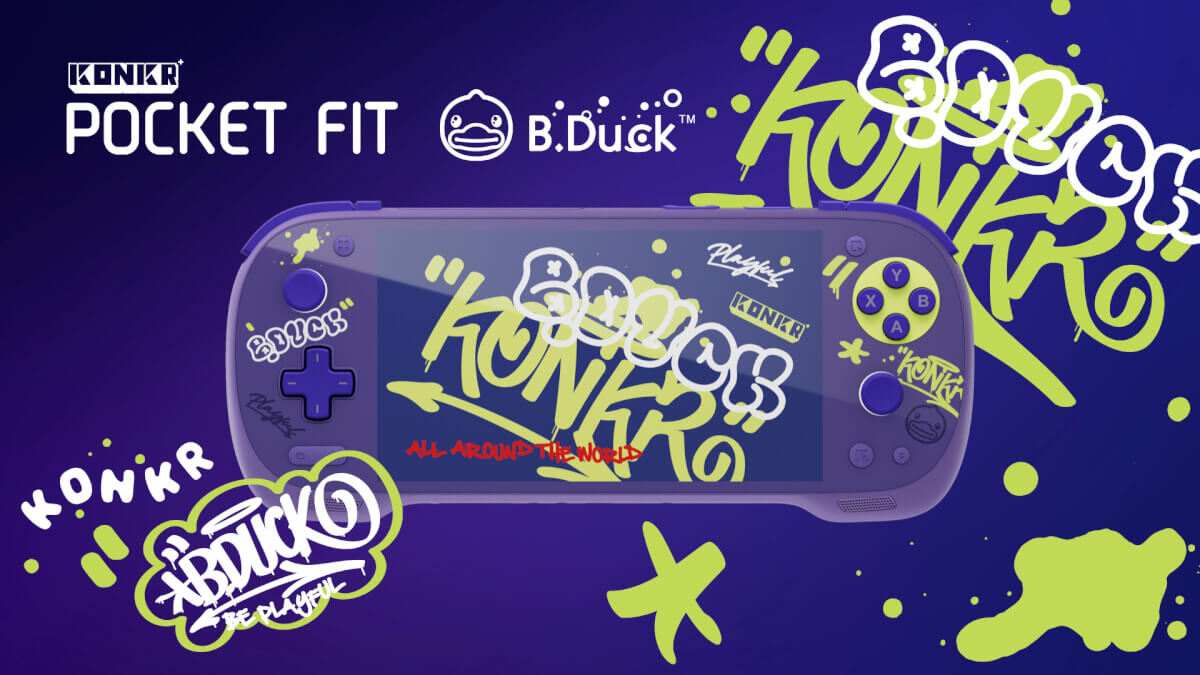 KONKR Pocket FIT B Duck Purple Render