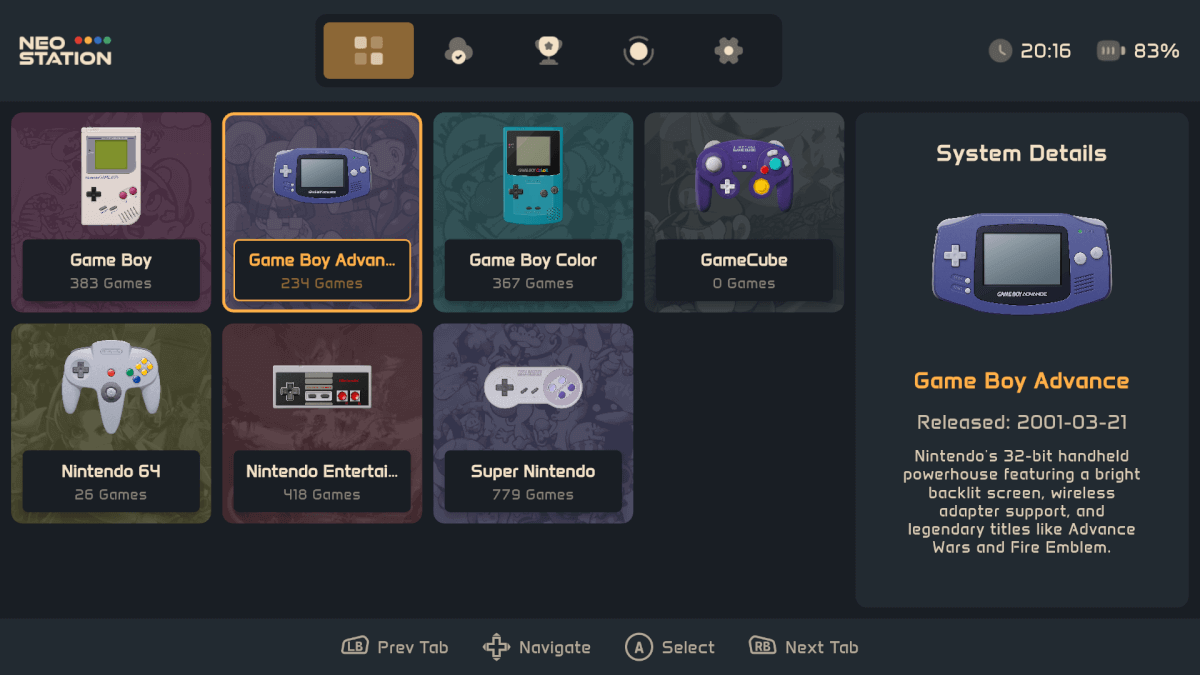 NeoStation Screenshot