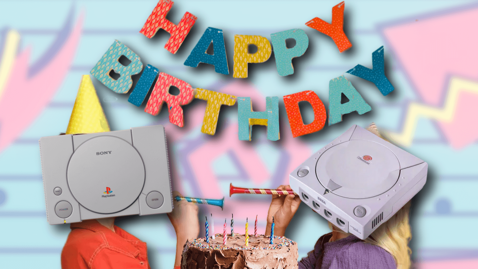 PSOne Sega Bday Banner