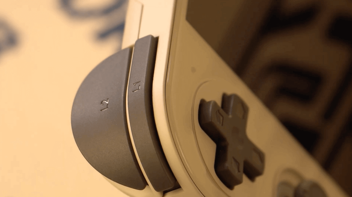 RG476H Stacked Triggers Side Profile - Retro Handhelds