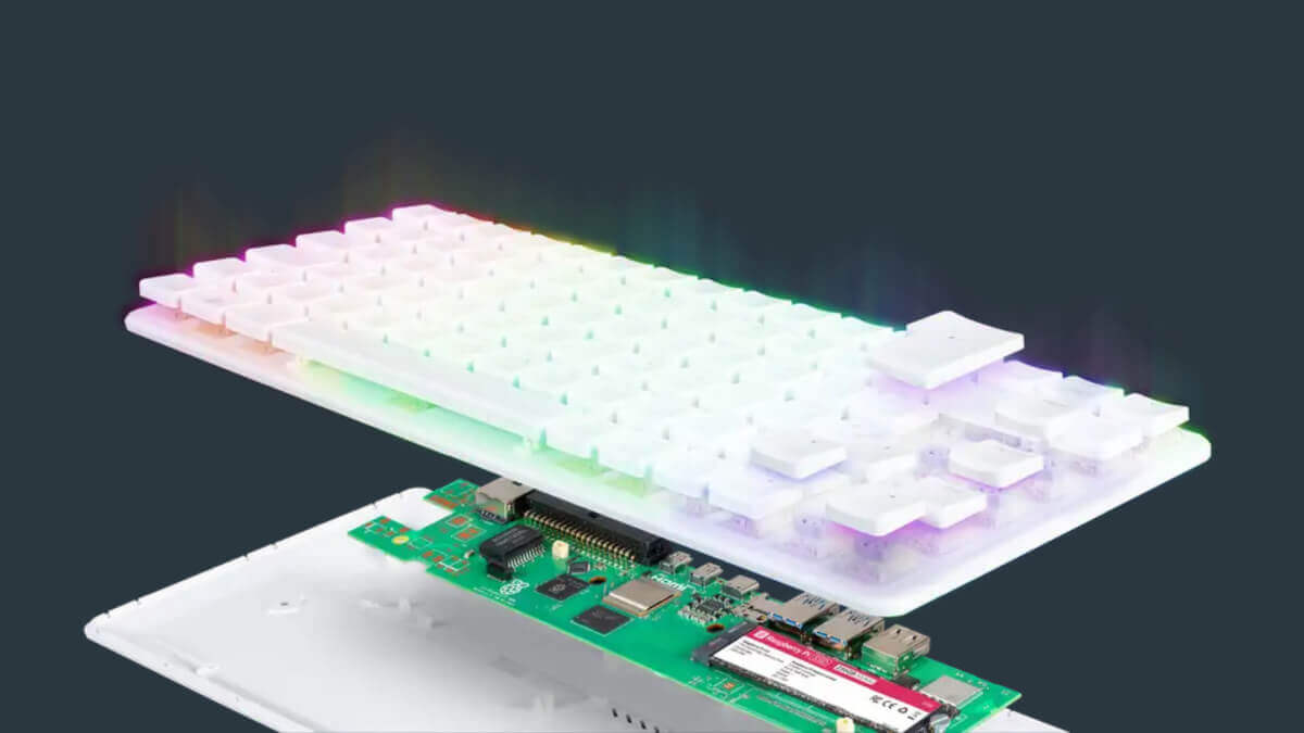 Raspberry Pi 500 Plus Hero Render