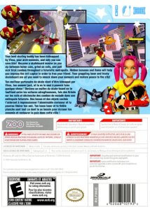 Skate City Heroes - Back