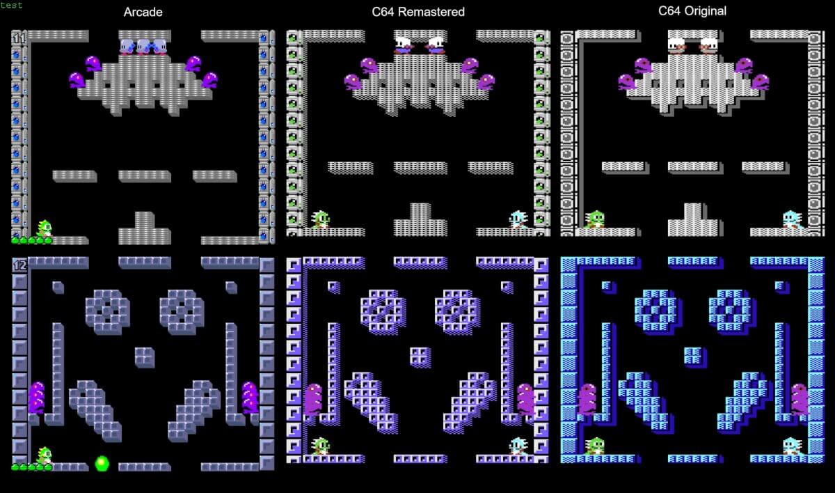 Bubble Bobble C64 - Comparison
