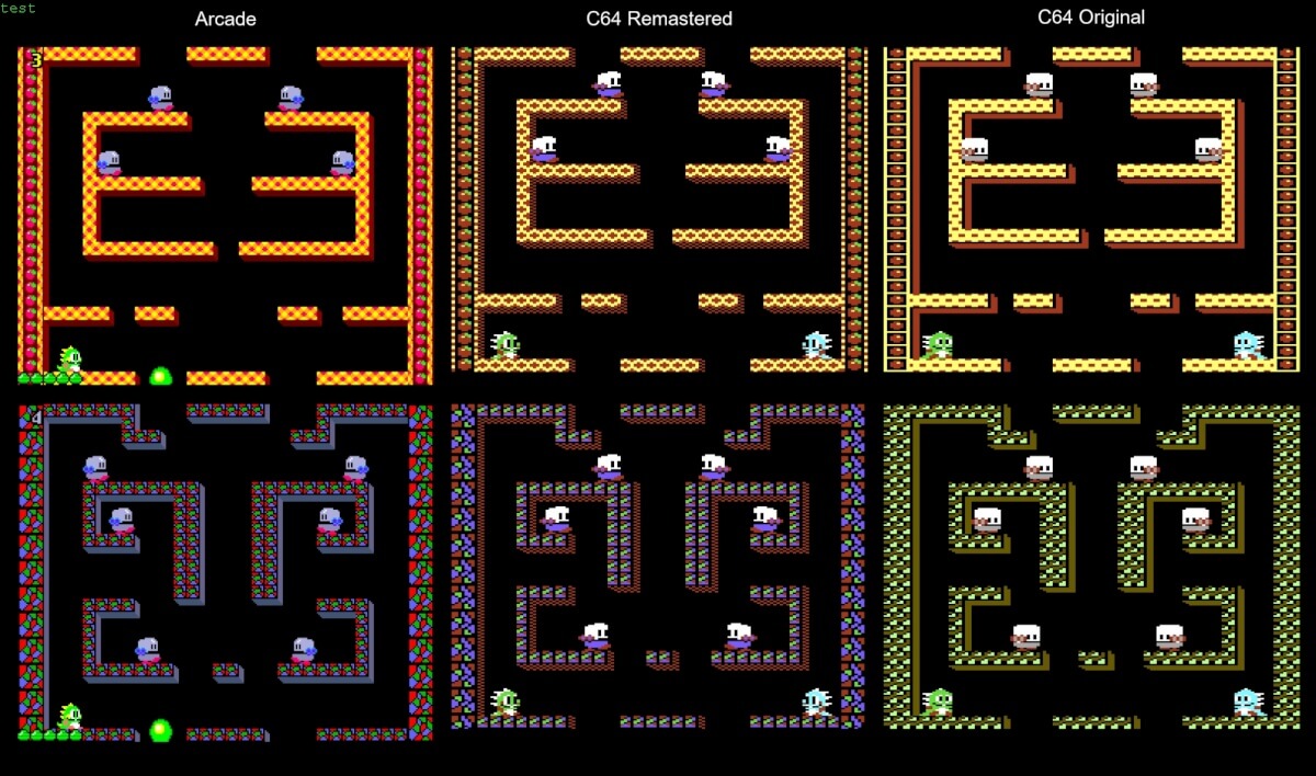 Bubble Bobble C64 - Comparison