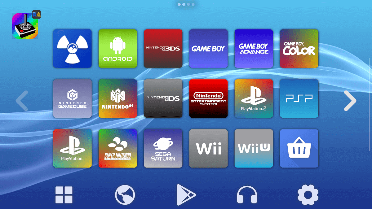 Console Launcher - Grid Menu