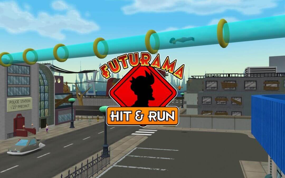 Futurama - Hit Run Title Screen