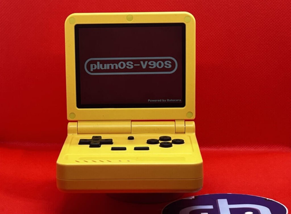 v90s PlumOS - Retro Handhelds Plum OS' Loading screen
