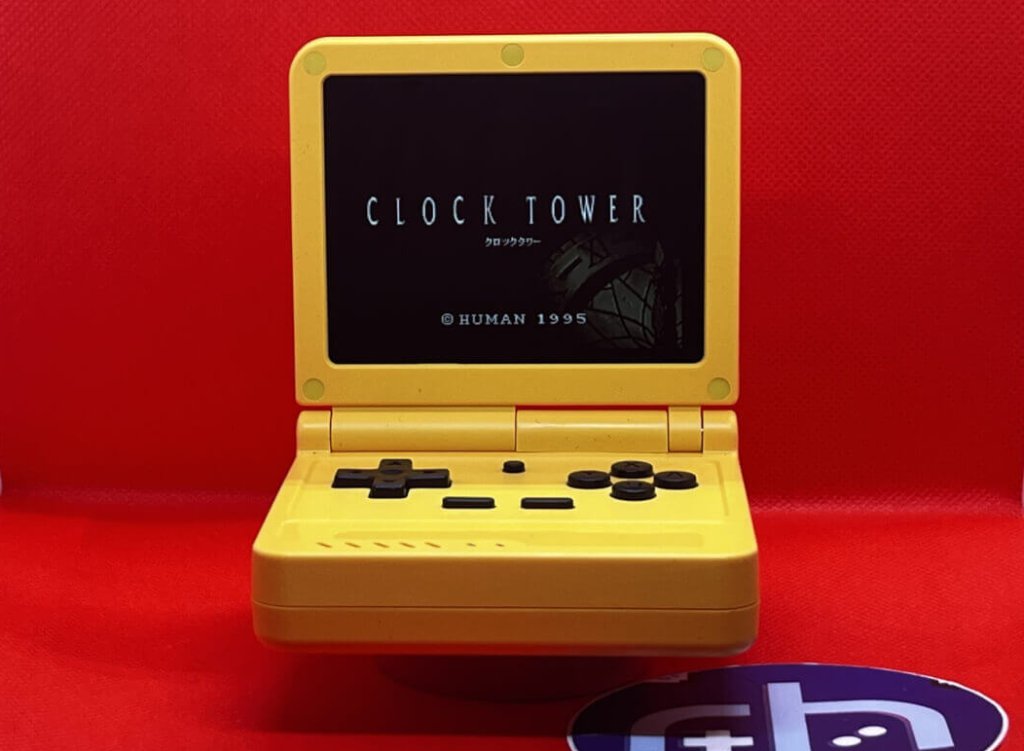 Clock Tower on v90s - Retro Handhelds A V90s playing Clock Tower on SNES