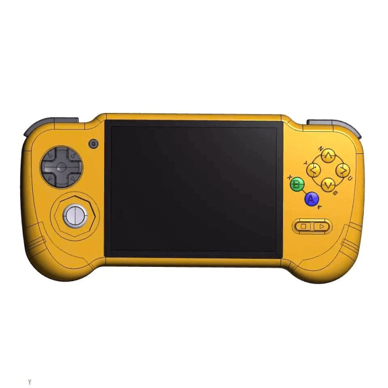 Yellow Retro 45 - Retro Handhelds