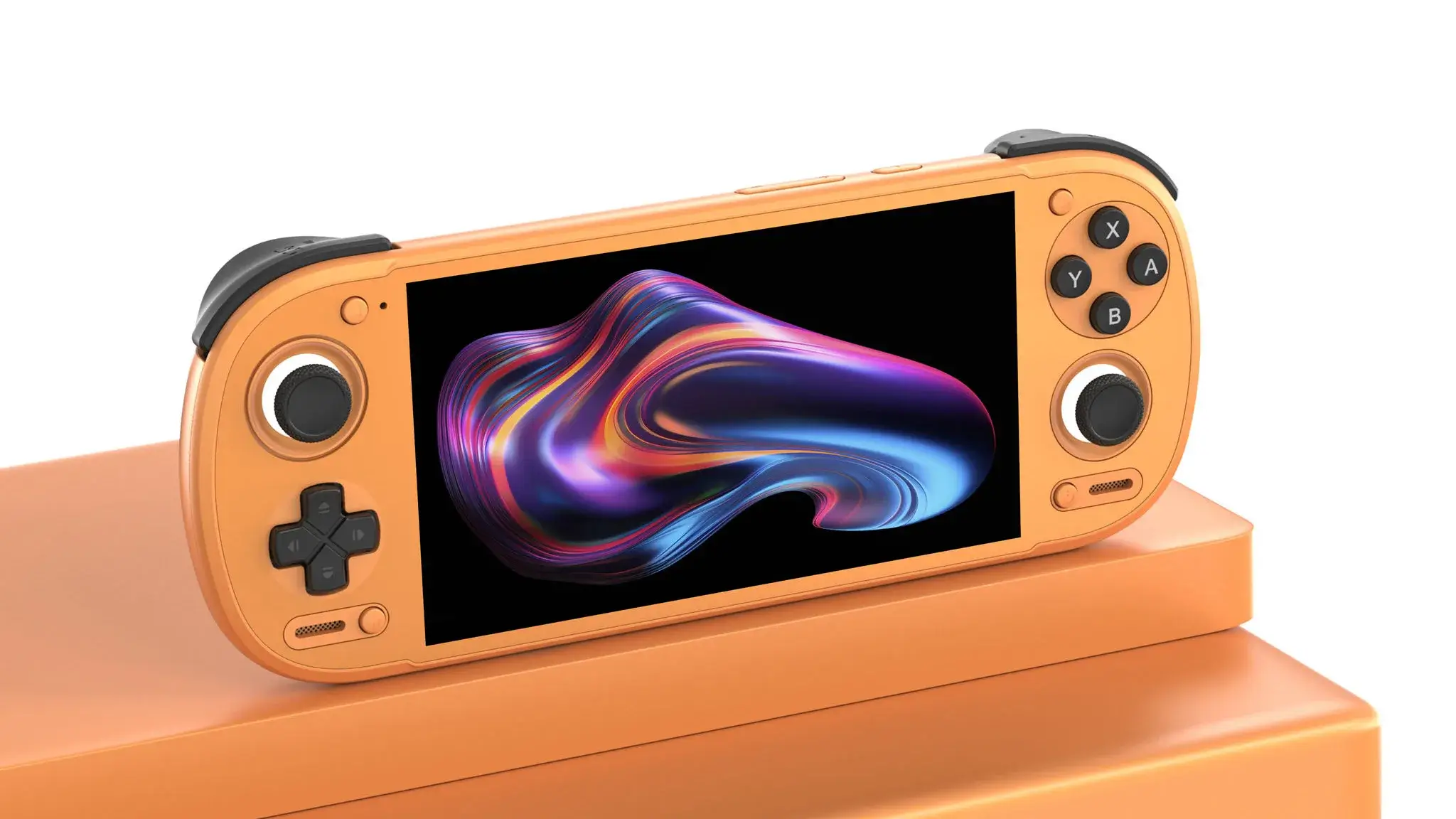 Retroid Pocket 6 Redesign Orange - Hero