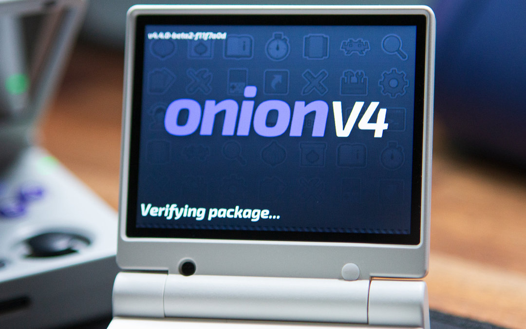 Miyoo Mini Flip Setup Guide - Onion Splash Screen