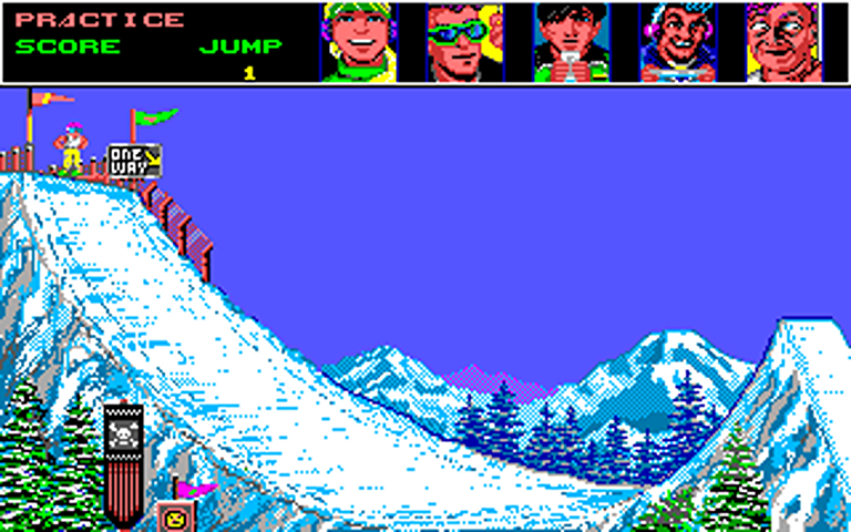 Ski or Die - Screenshot